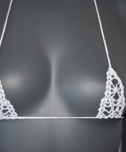 Vue arrière micro string crochet blanc Scorpion Nano.